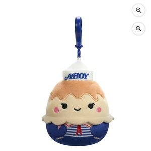 ON HOLD Squishmallows Ahoy Sailor Stranger Things Plush Sailor Clip NWT